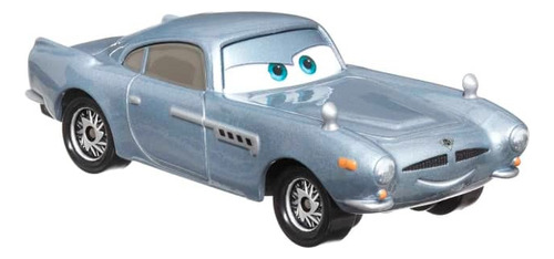 Cars Auto De Metal 1:55 - Finn Mcmissile - Mattel Color Gris