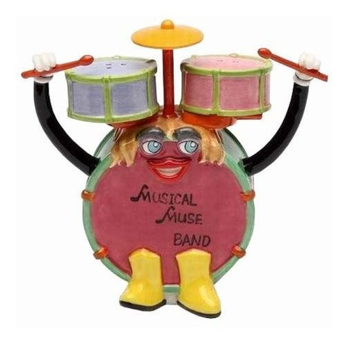 Appletree Design Rock Band Drum Set Salt And Pepper Set With