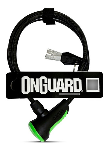 Candado Bicicleta Seguridad Onguard C/llave 120 X 8mm 