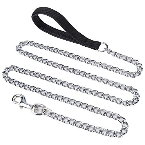 Filhome Metal Dog Leash Chew Proof Dog Chain Leash 6ft Heavy