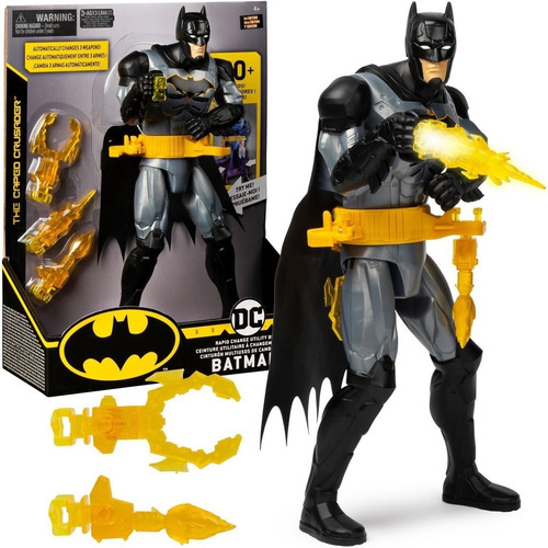 Batman - Cinturon Multiusos De Cambio Rapido, Luz Y Sonido