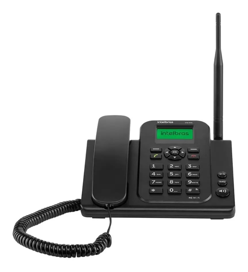 Telefone Celular Fixo 4g Cfw9041 Rural Wi-fi Preto Intelbras