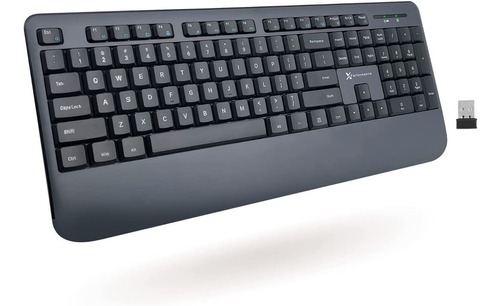 Teclado Ergonomico Inalambrico Para Pc | Reposamunecas, N...