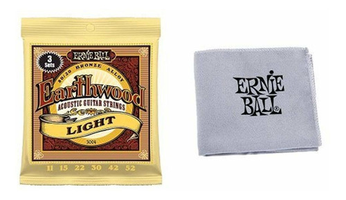 Ernie Ball 3004 earthwood Silk & Steel Conjuntos De Luz 80/2