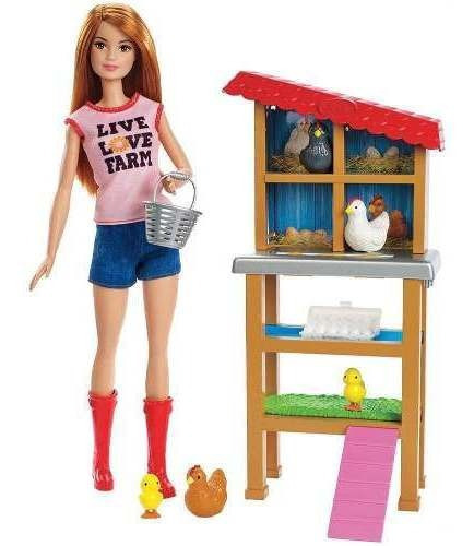 Profesiones de granjera de Barbie - Mattel