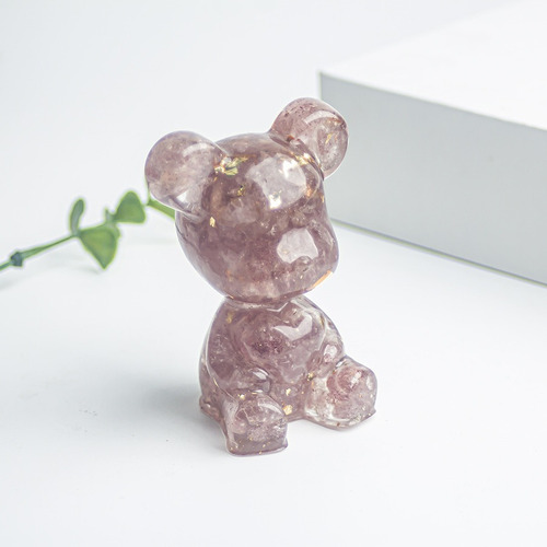 Molde Silicona Oso Con Corazon 3d P/ Resina 7cm Darumashop