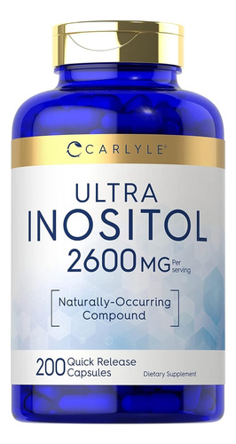 Suplemento De Inositol De 2600 Mg - Unidad a $810