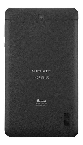 Tablet Multilaser M7S Plus 7" 8GB preto com memória RAM 1GB