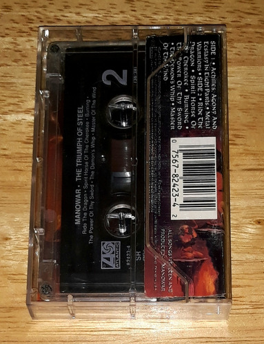 Manowar The Triumph Of Steel Cassette Tape Heavy Power Metal