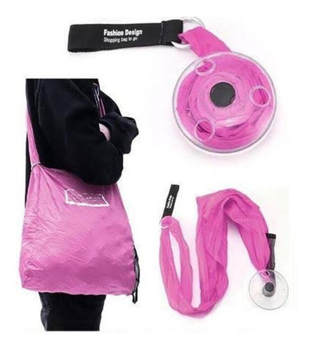 10 Bolsa Reusable Enrollable Nylon Para Compras Gran Calidad