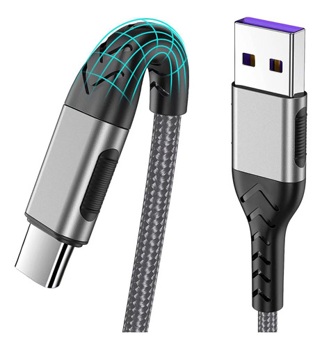 Cable Usb A A Usb C Para  Android/phone/pad/laptop 3mts X2