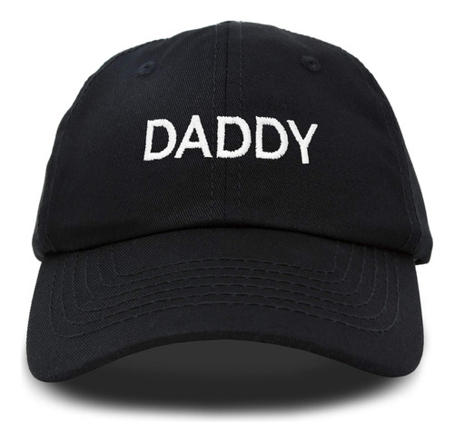 Dalix Daddy Hat Classic Gorra De Algodón Bordada En Negro