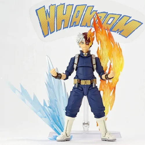 Boneco Shoto Todoroki Yamaguchi Revoltech Boku Hero Academia Boneco Shoto Todoroki Yamaguchi Revoltech Boku Hero Academia