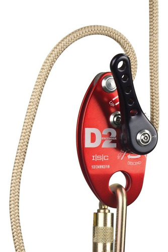 D2 Descensor Isc Kit Escape Evacuación Cuerda Tipo Exo Petzl