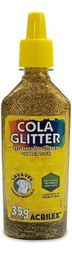 Cola Com Glitter Acrilex Ouro 35g