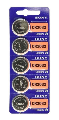 Pilas Sony Cr2032 Originales X5 U. Litio 3v Blister Cerrado