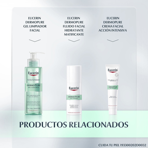 Imagen 8 de 8 de Gel Exfoliante Facial Eucerin Dermopure Piel Grasa 100ml