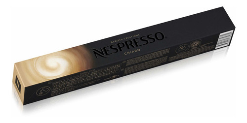 ! 2 Cajas 10 Capsulas Nespresso Chiaro Barista Original