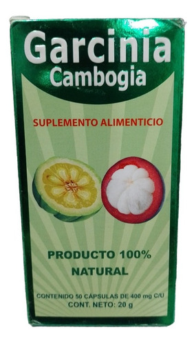 Garcinia Cambogia 50 Capsulas De 400mg Cba