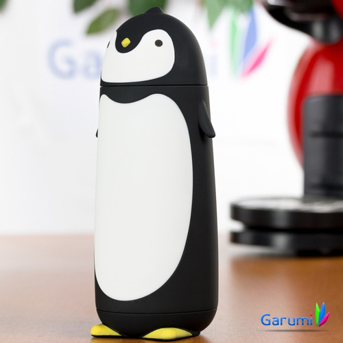 Imagen 3 de 10 de Termo Taza En Forma De Pinguino Negro H1293