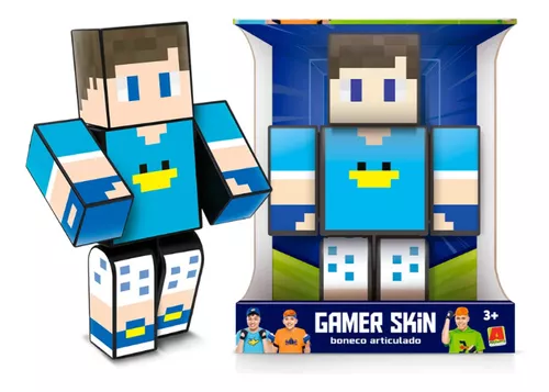 Boneco Minecraft Familia Arqueira Beto Gamer 25cm r