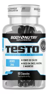 Suplemento em cápsulas Body Nutry Testo-gh pote 60 pré-hormonal de 40 g