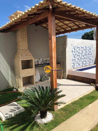 Casa Com 4 Dormitórios À Venda, 160 M² Por R$ 630.000,00 - Recreio - Rio Das Ostras/rj - Ca1815