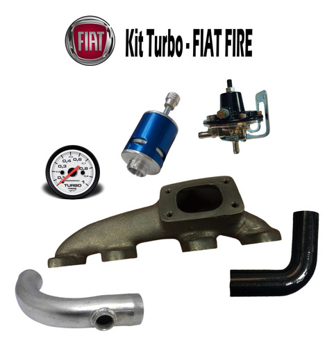 Kit Turbo Fiat Fire 1.0/1.4 8v Palio Uno Beep Turbo