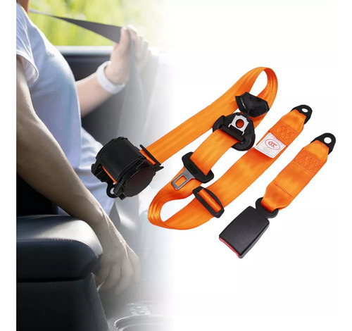 Cinturón De Seguridad Universal Completo De 3 Puntos