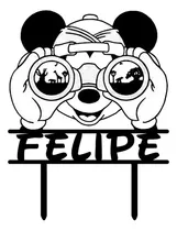 Comprar Cake Topper Adorno Torta - Mickey Zafari - Adorno Torta