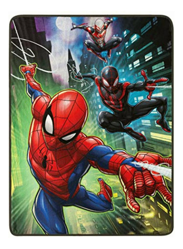 Marvel Spider-man, Swing City, Manta Micro Raschel, 116,8 X