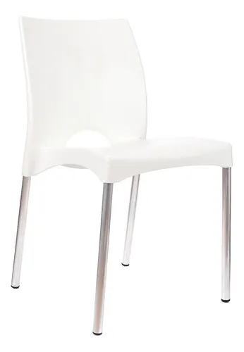 Silla de comedor Garden Life Boston color blanco