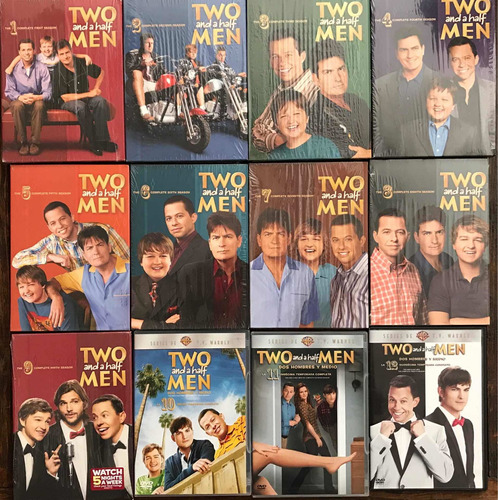 Two And A Half Men -la Serie Completa En Dvd Charlie Sheen-