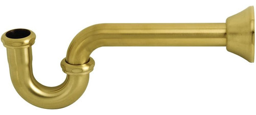 Kingston Brass Cc2187 Sifón En P Con Decoración Vintage, Lat