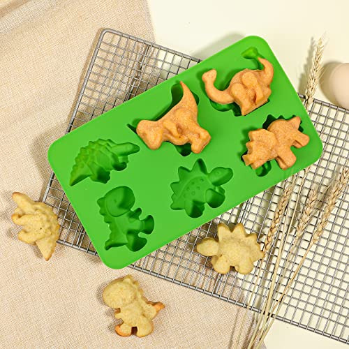 Moldes De Silicona Para Dinosaurios Webake, Paquete De 2 Bon