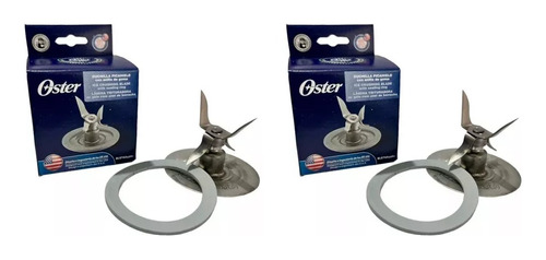 2pack Cuchillas Oster 4 Aspas Picahielo Original