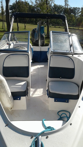 Imagen 4 de 18 de Lancha+ Motor Yamaha 70hp4t 1*mano Nuevo Precio Sin Trailer
