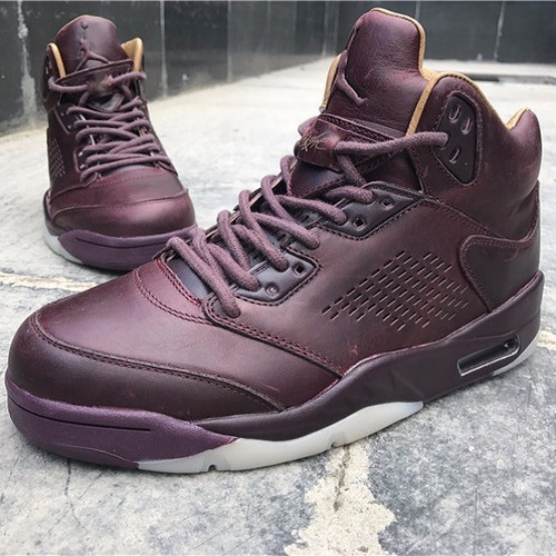 Tênis Nike Air Jordan 5 V Retro Premium Bordeaux Especial Aj