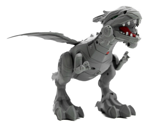 Dinosaurio Rex Jurásico Mecánico Alas Luces Sonido Ñiños