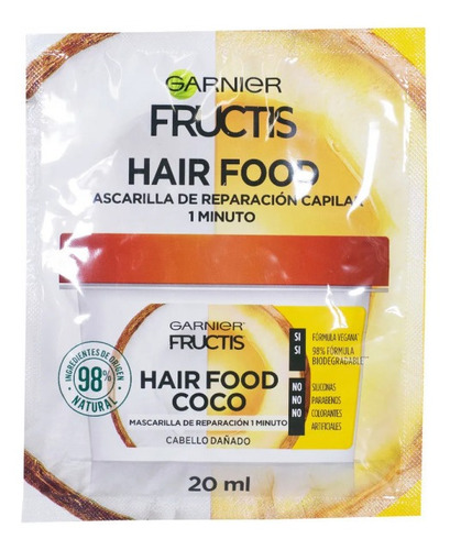 Fructis Hair Food Coconut 20ml