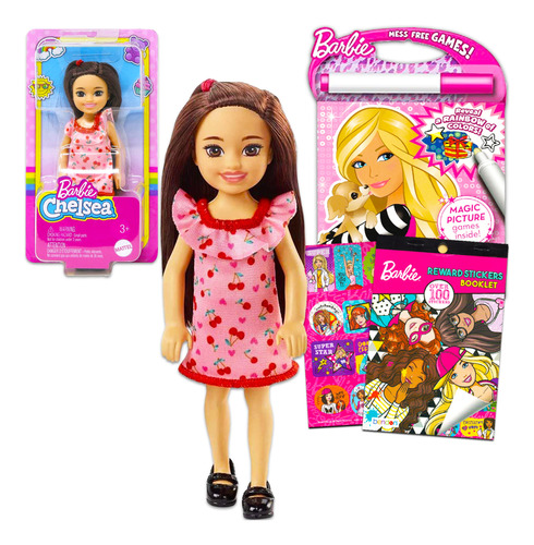 Juego De Muñecas Barbie Chelsea: Paquete De 3 Piezas Con M.