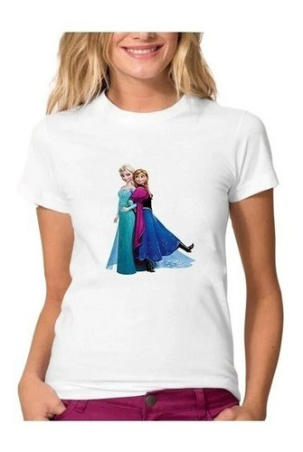 Polera Frozen Elsa Anna Personajes