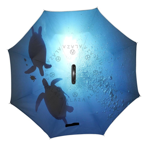 Underwater World - Paraguas Invertido, Doble Capa, Coch...