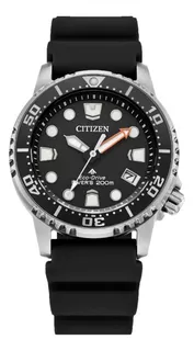 Reloj Citizen Promaster Eco Drive Para Dama Eo2020-08e Color de la correa Negro Color del bisel Plateado Color del fondo Negro