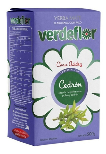 Imagen 3 de 7 de Yerba Mate Mix Verdeflor 500 Gr (x6) - Quetequieres