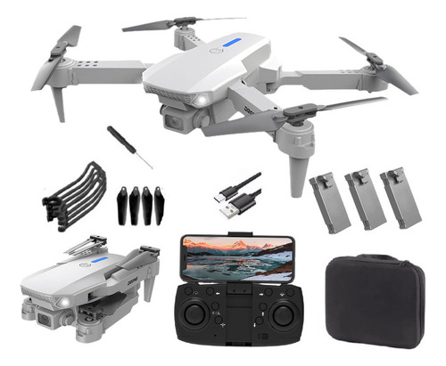 Mini Drone Juguete Para Niños Con Cámaras Duales +3 Baterías