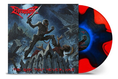 Dismember The God That Never Was - Blue In Red Split Lp