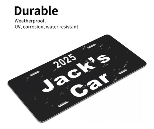 Placa Frontal De Aluminio Automotriz-personaliza Tu Nombre