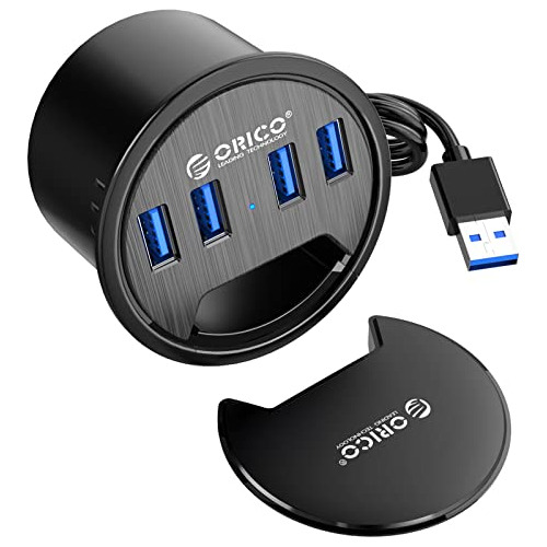 Arandela De Escritorio Orico, Hub Usb 3.0 De 4 Puertos, Tran