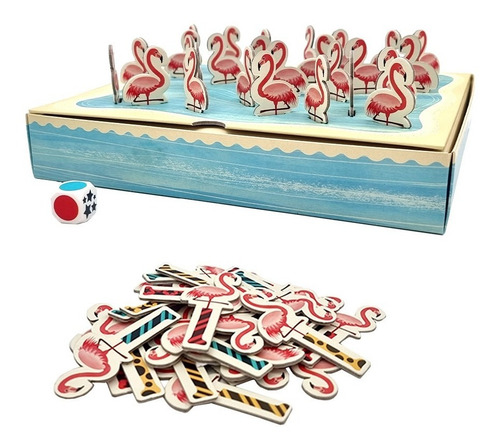 Juego De Mesa Flamencos Para Niños Memoria Velocidad Maldon